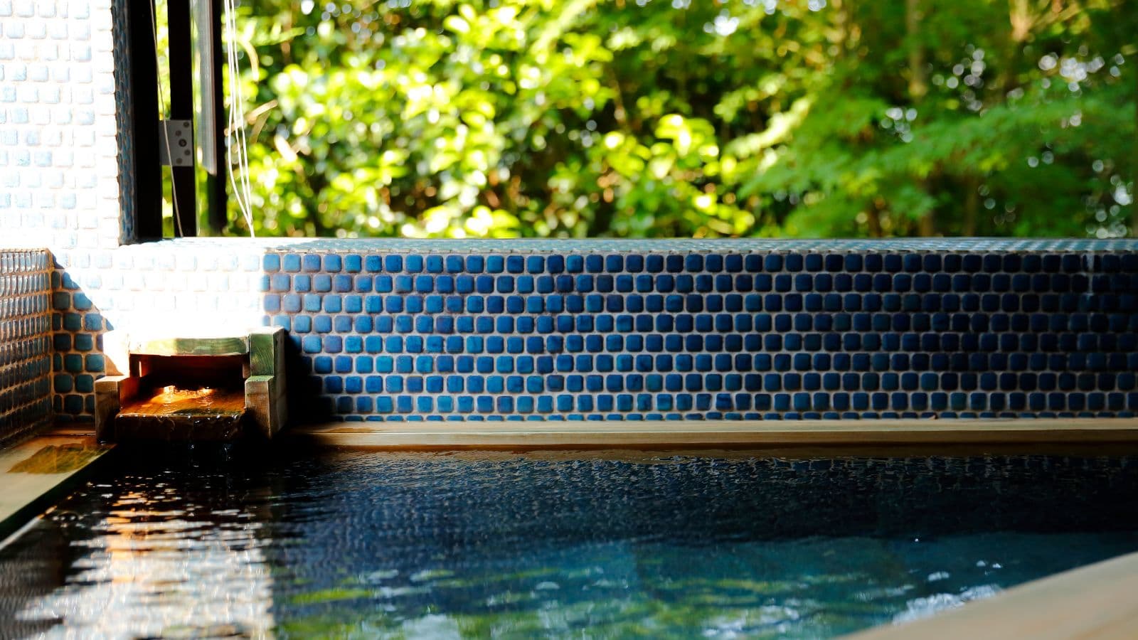 掛け流し天然温泉