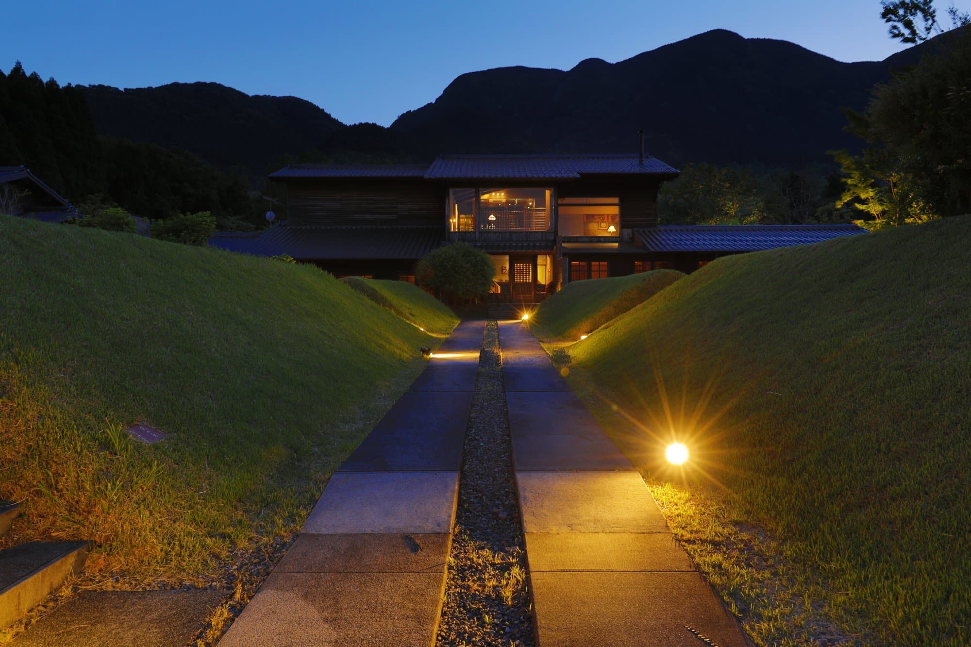 夜のライトアップ